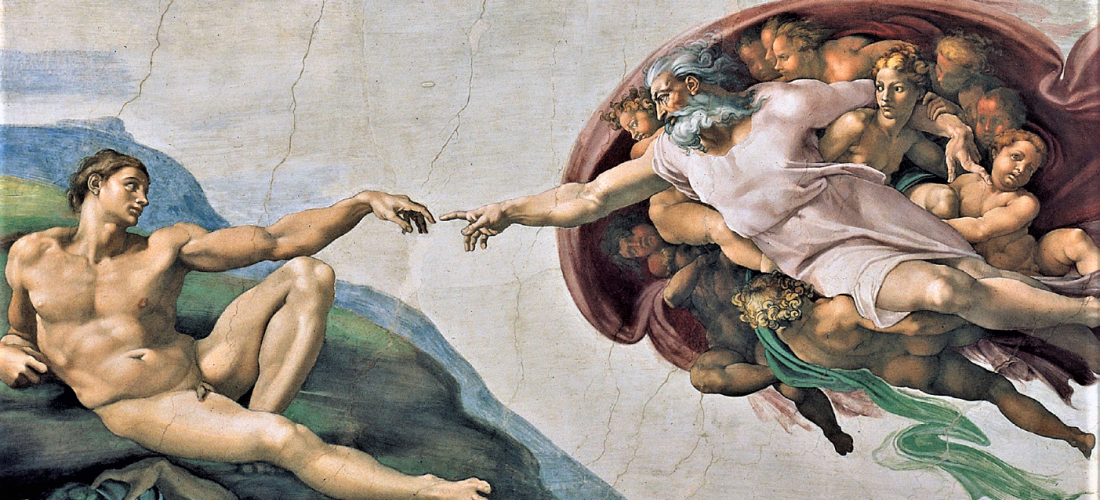 Adamin luonti, Michelangelo (1512)